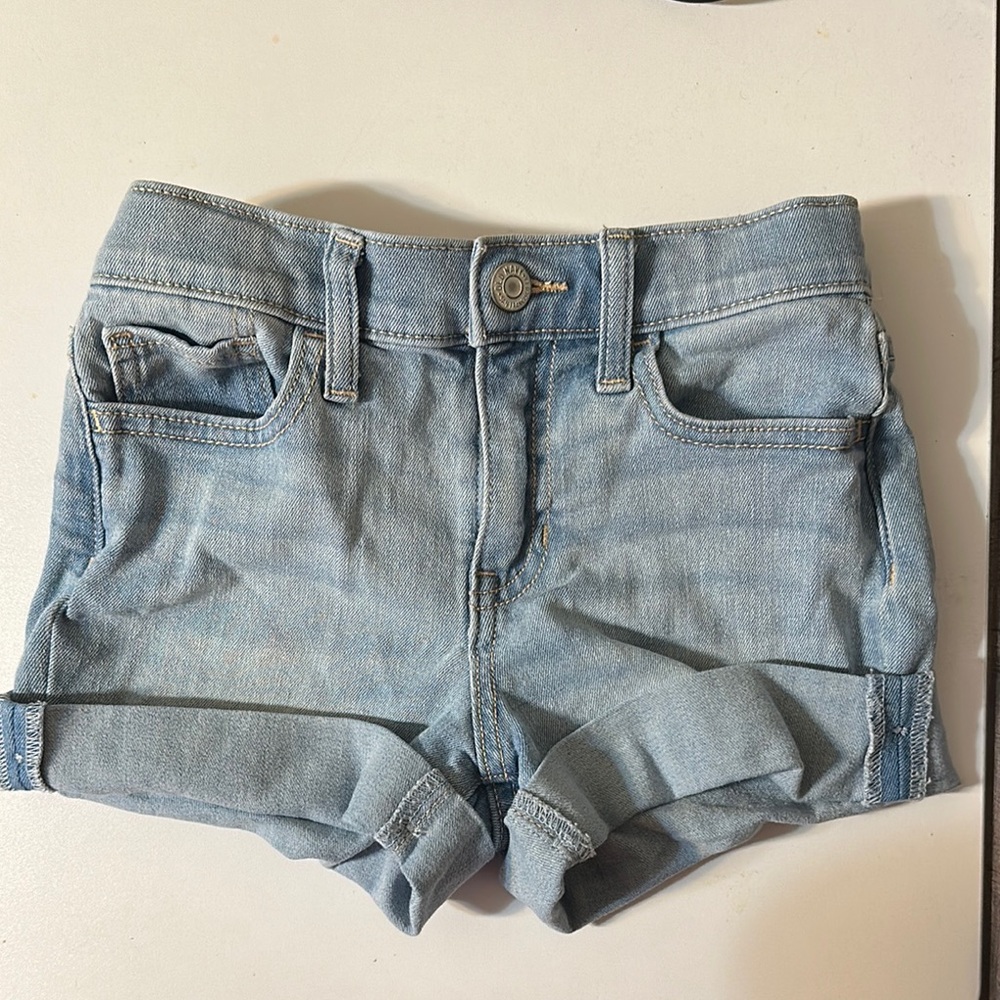Light Blue Denim Shorts